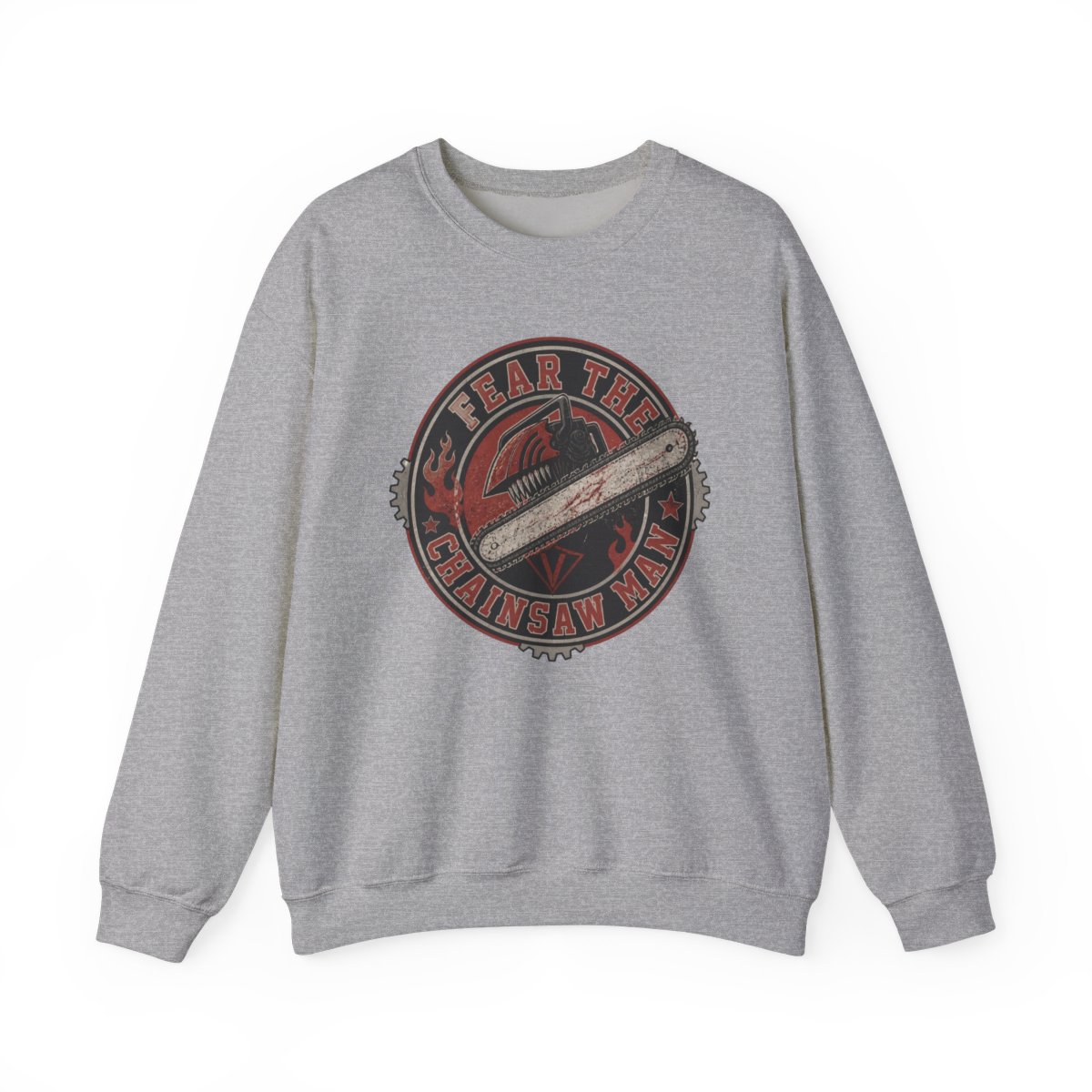 Chainsaw Man "Fear the Chainsaw Man" Crewneck - alternate angle 3, merchandise