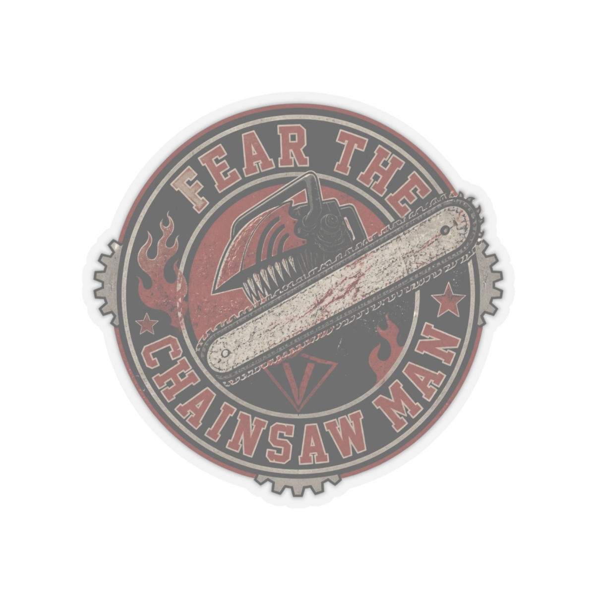 Chainsaw Man "Fear the Chainsaw Man" Sticker