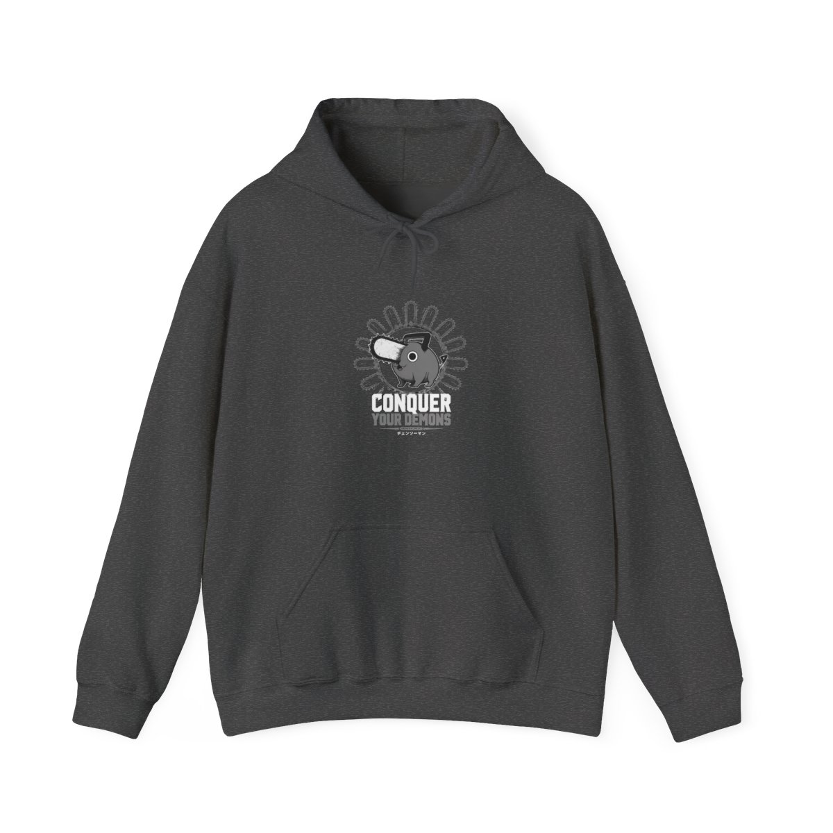 Chainsaw Man "CONQUER YOUR DEMONS" Hoodie - alternate angle 3, merchandise