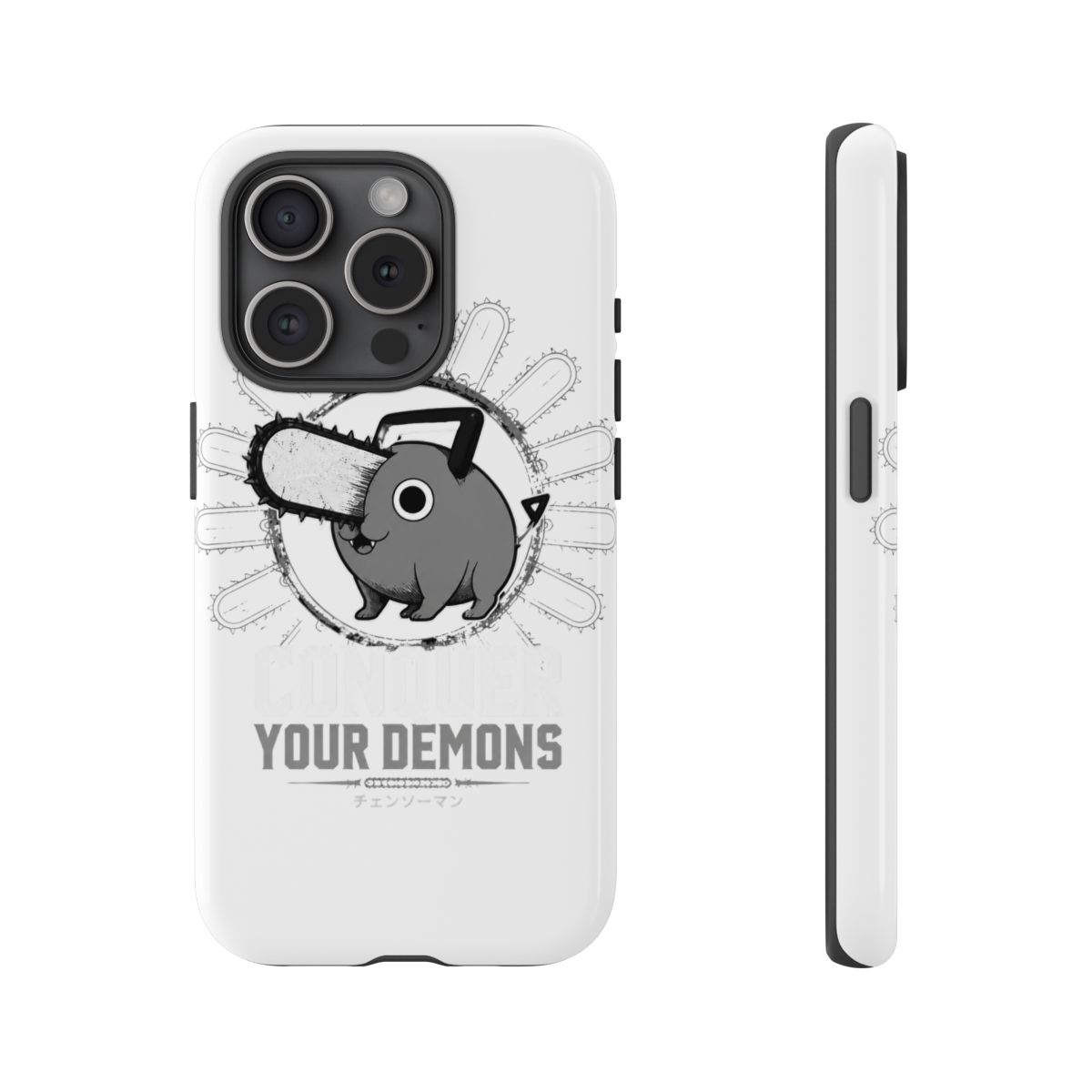 Chainsaw Man "CONQUER YOUR DEMONS" Phone Case