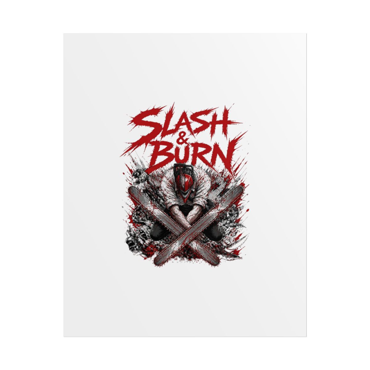 Chainsaw Man "Slash & Burn" Poster - Official Accessories merchandise