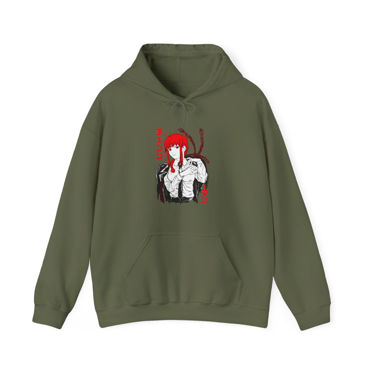 Makima Pose Hoodie Chainsaw Man Devilish Style - alternate angle 3, merchandise