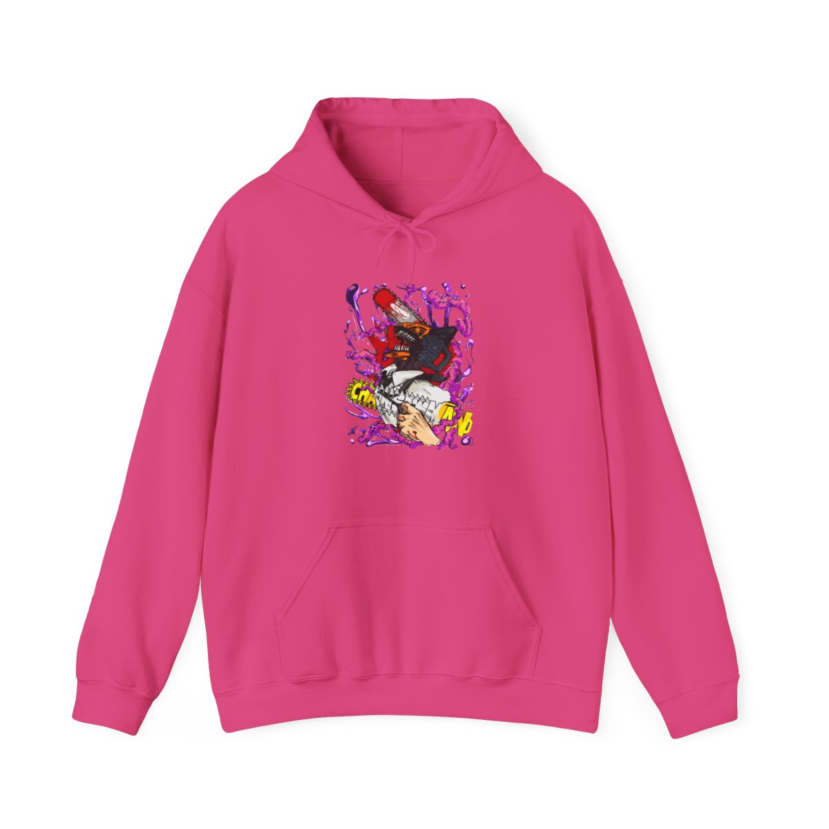 Chainsaw Man Hoodie Denji Devil Hunter Red Chains - alternate angle 2, merchandise