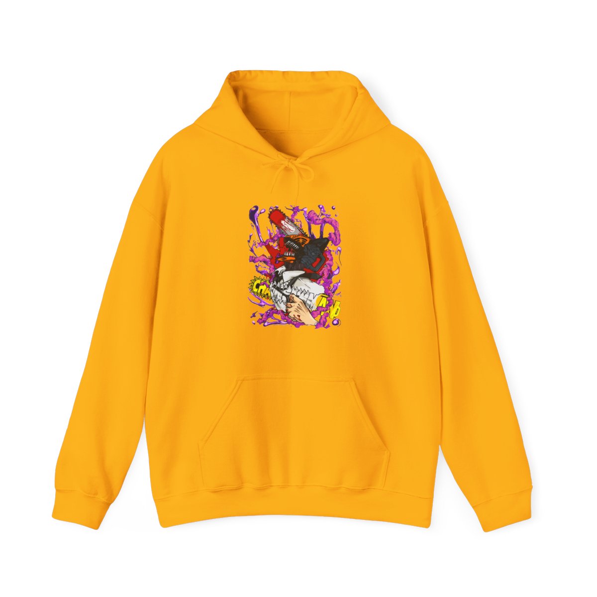 Chainsaw Man Hoodie Denji Devil Hunter Red Chains - alternate angle 2, merchandise