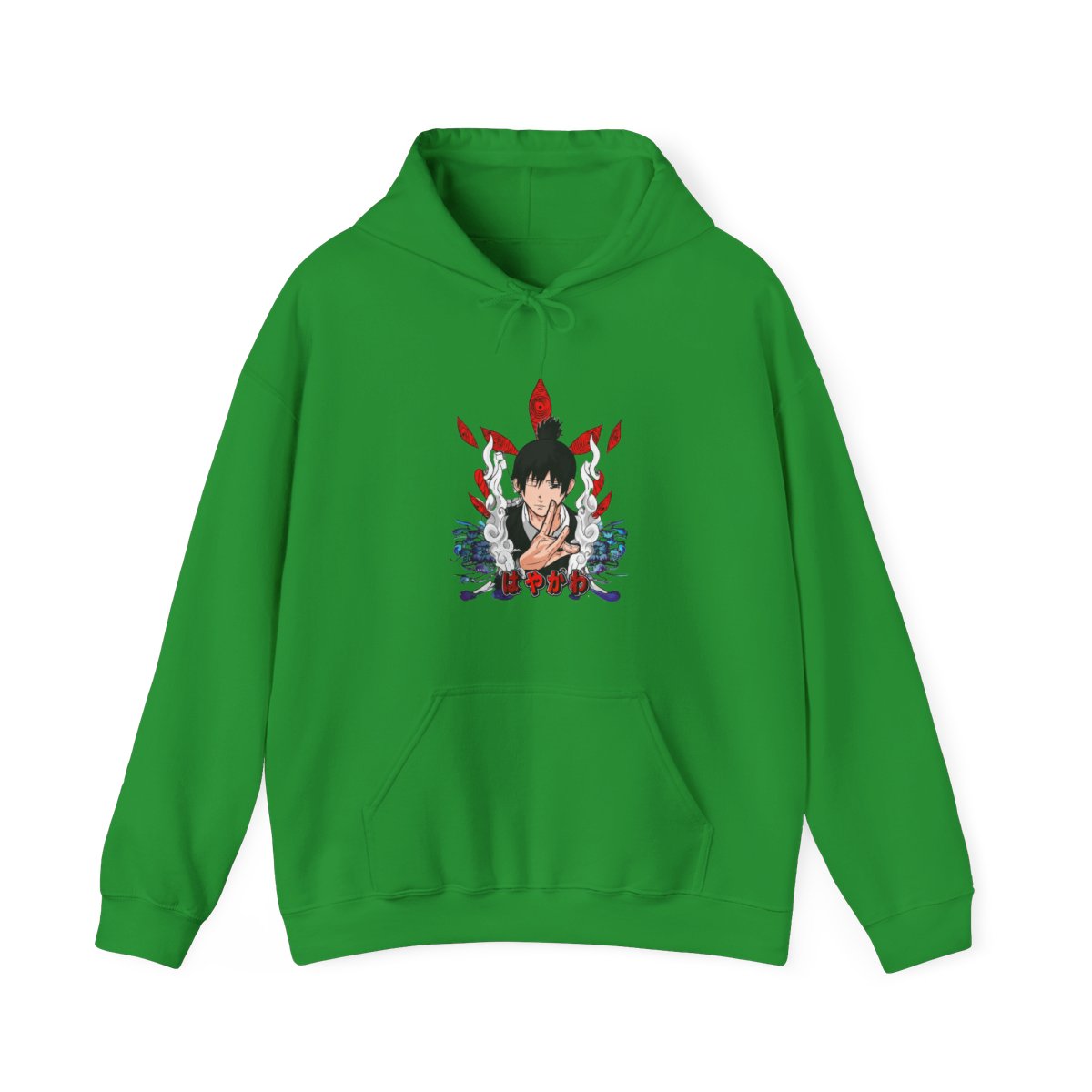 Aki Chainsaw Man Hoodie Fiery Devil Contract Flame - alternate angle 3, merchandise