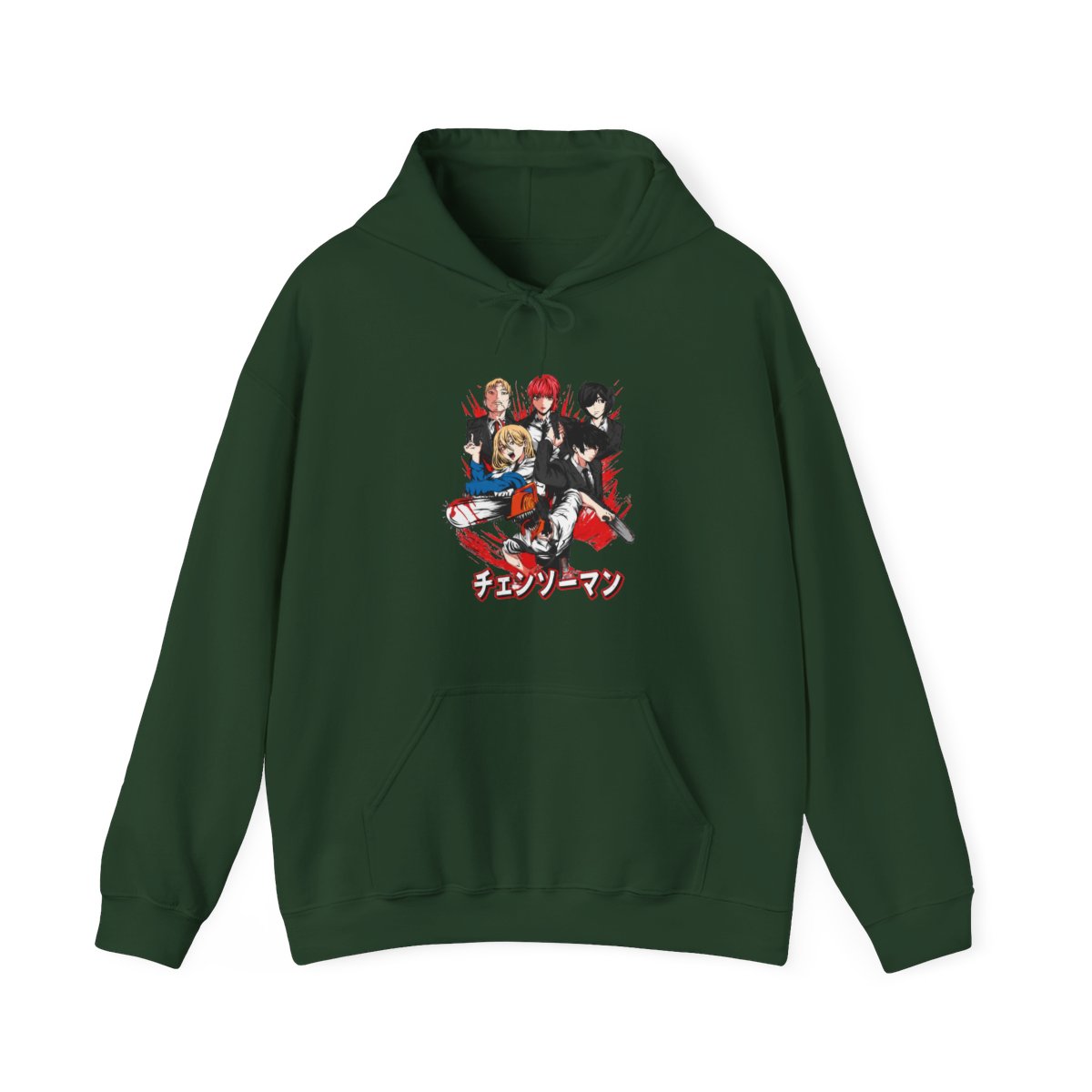 Chainsaw Man Hoodie Katana Man Devil Hunter Villain - alternate angle 5, merchandise