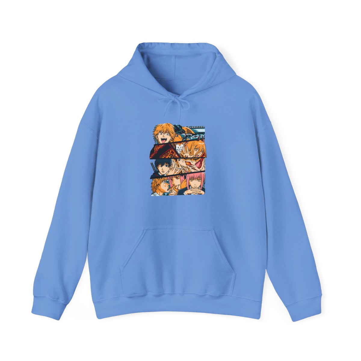 Chainsaw Man Hoodie Power and Denji Squad Scene - alternate angle 2, merchandise