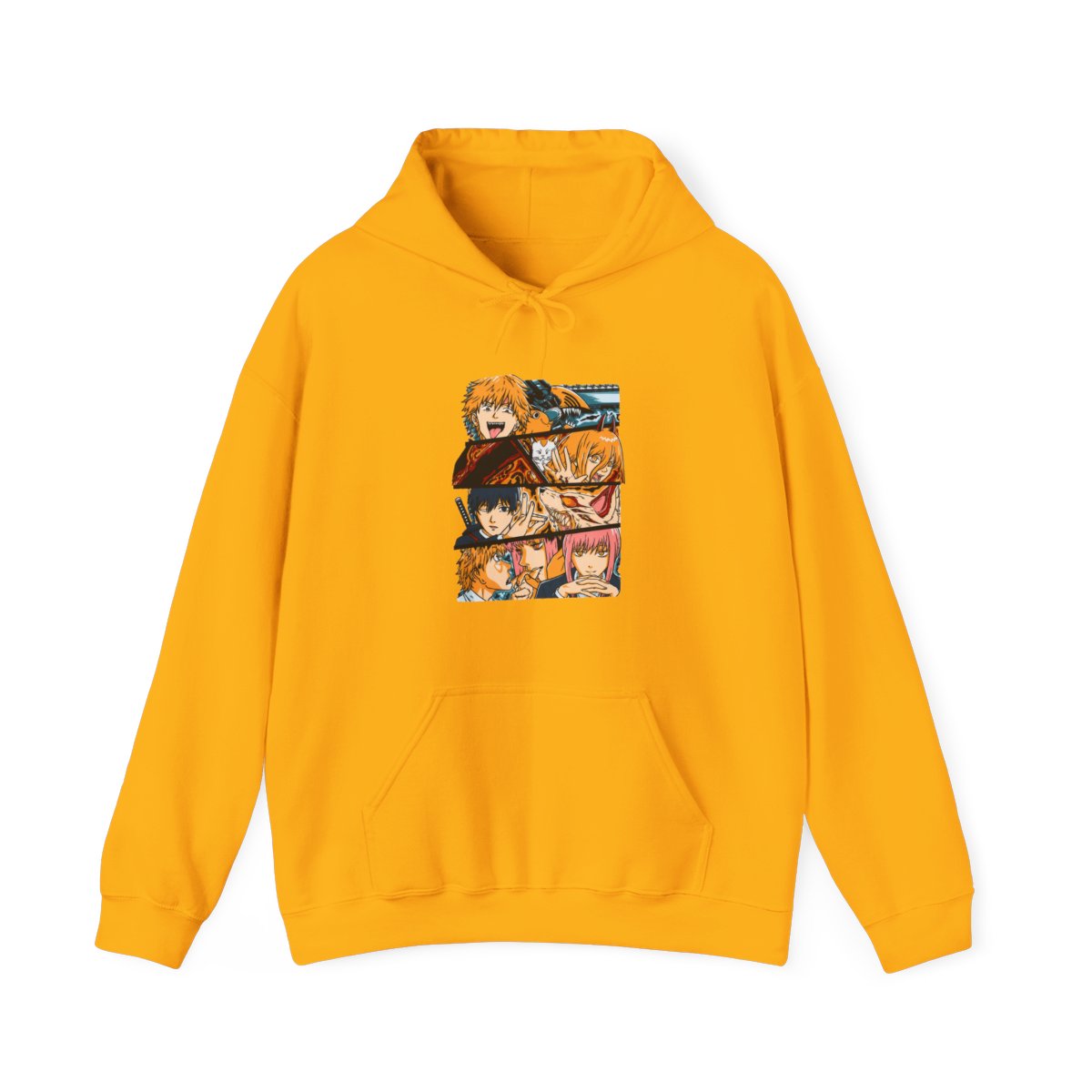 Chainsaw Man Hoodie Power and Denji Squad Scene - alternate angle 2, merchandise