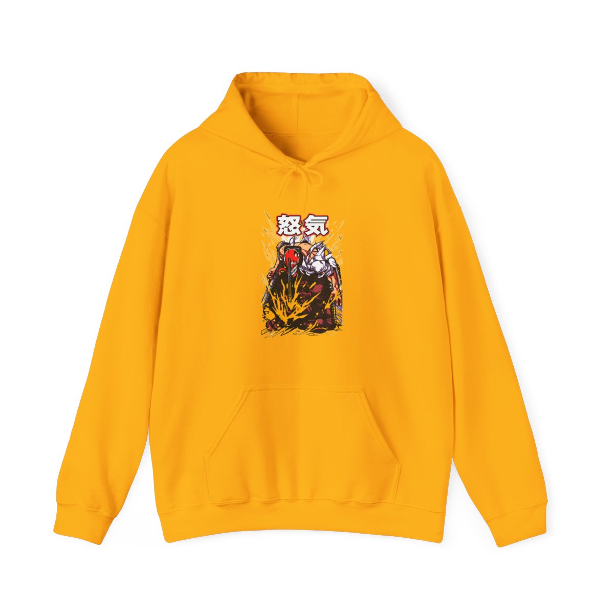 Chainsaw Man Hoodie Denji Devil Hunter Rage Flames - alternate angle 2, merchandise