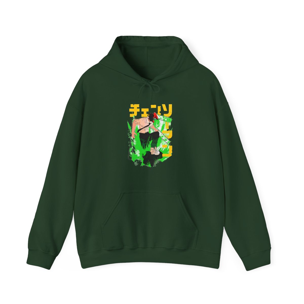 Denji Chainsaw Man Hoodie Devil Hunter Fierce Strike - alternate angle 5, merchandise