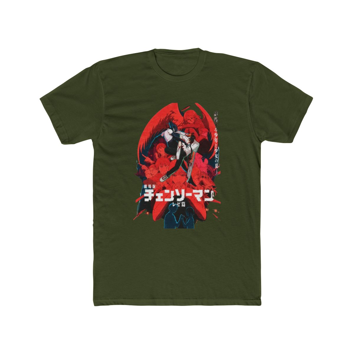 Chainsaw Man - The Movie: Reze Arc - Bomb Girl Vs. Chainsaw Man T Shirt - Crunchyroll Exclusive - alternate angle 4, merchandise